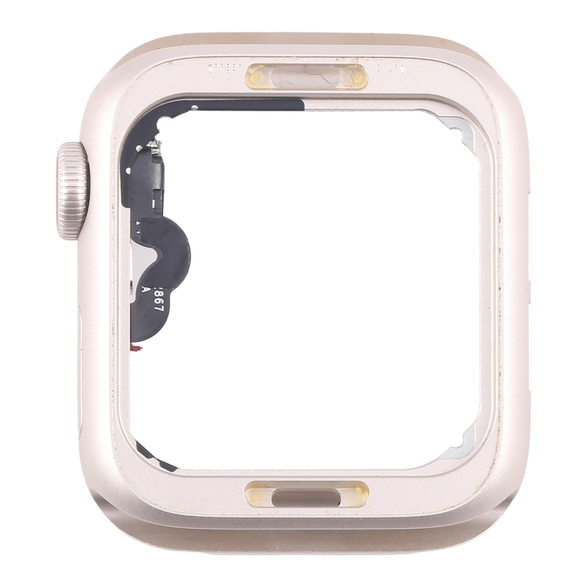 Middenframe met kroon-flexkabel voor Apple Watch SE (2022) 40mm GPS (sterrenlicht)
