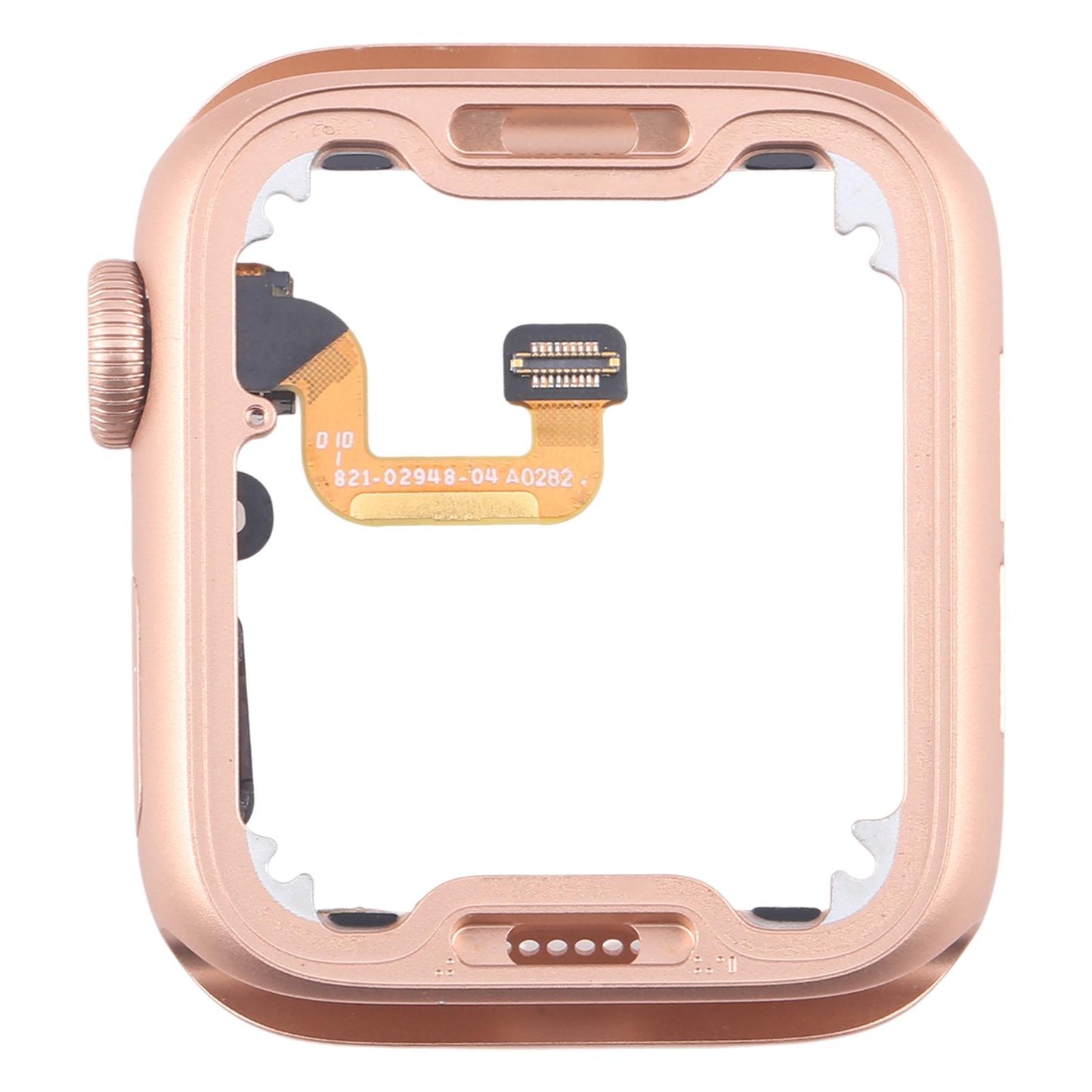 Middenframe met kroon-flexkabel voor Apple Watch Series 6 40mm LTE (goud)