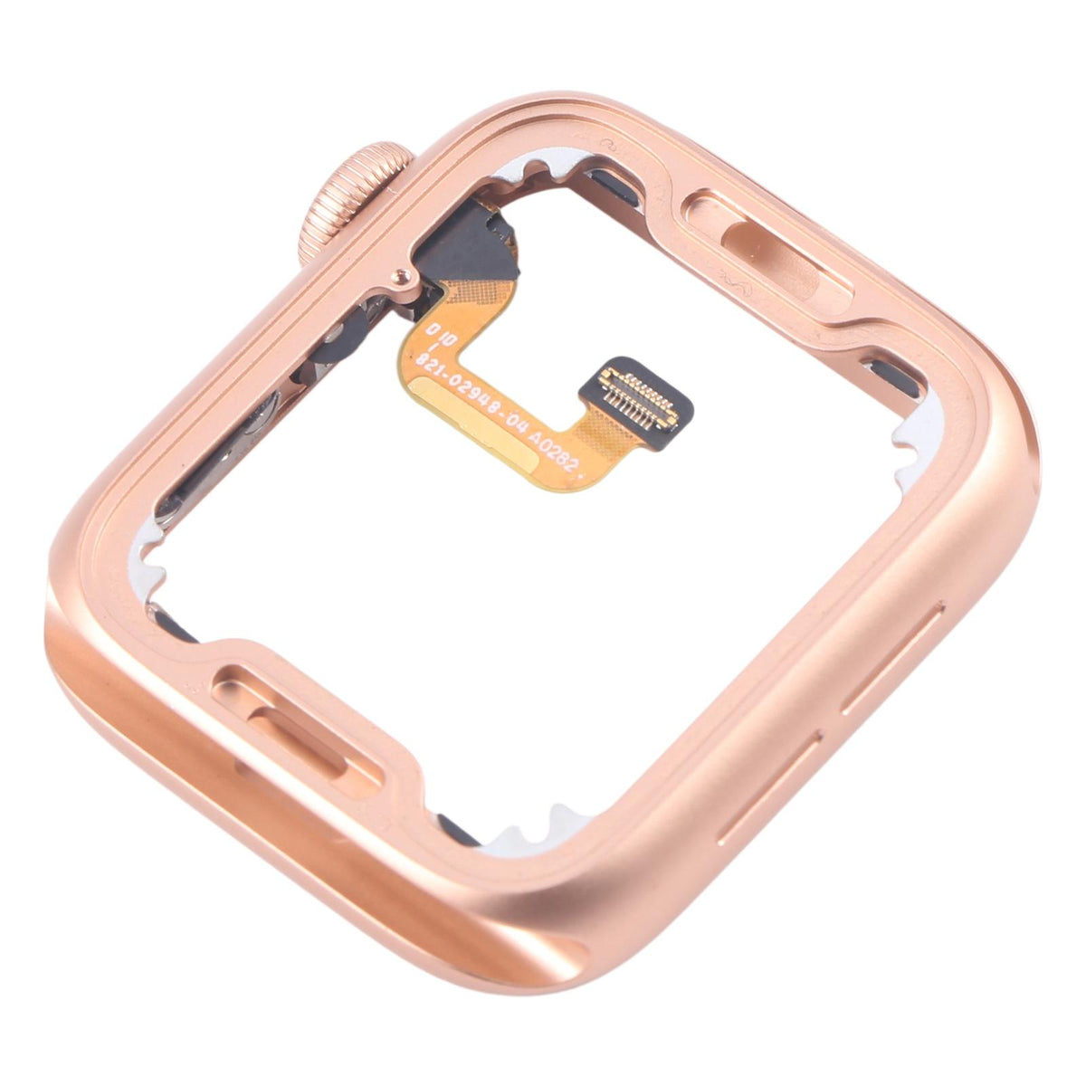 Middenframe met kroon-flexkabel voor Apple Watch Series 6 40mm LTE (goud)