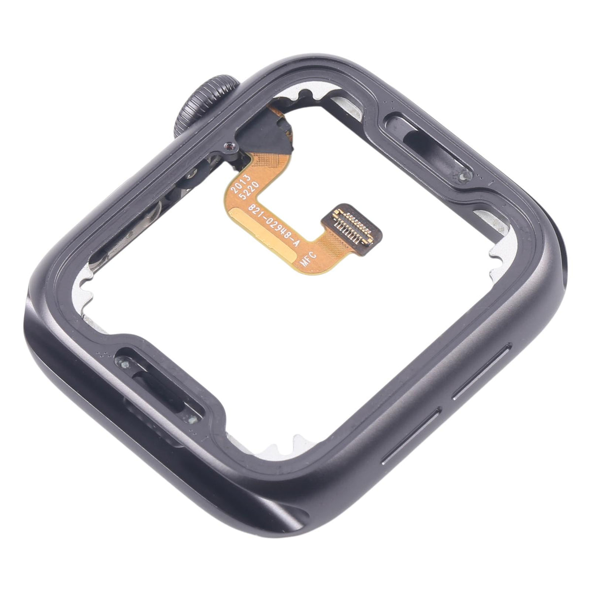 Middenframe met kroon-flexkabel voor Apple Watch Series 6 44mm LTE (grijs)