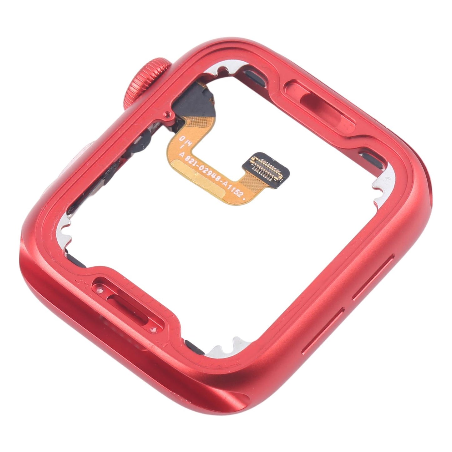 Middenframe met kroon-flexkabel voor Apple Watch Series 6 44mm LTE (rood)