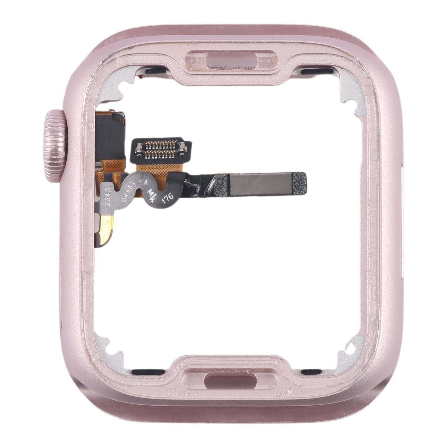 Middenframe met kroon-flexkabel voor Apple Watch Series 9 41mm GPS (roze)