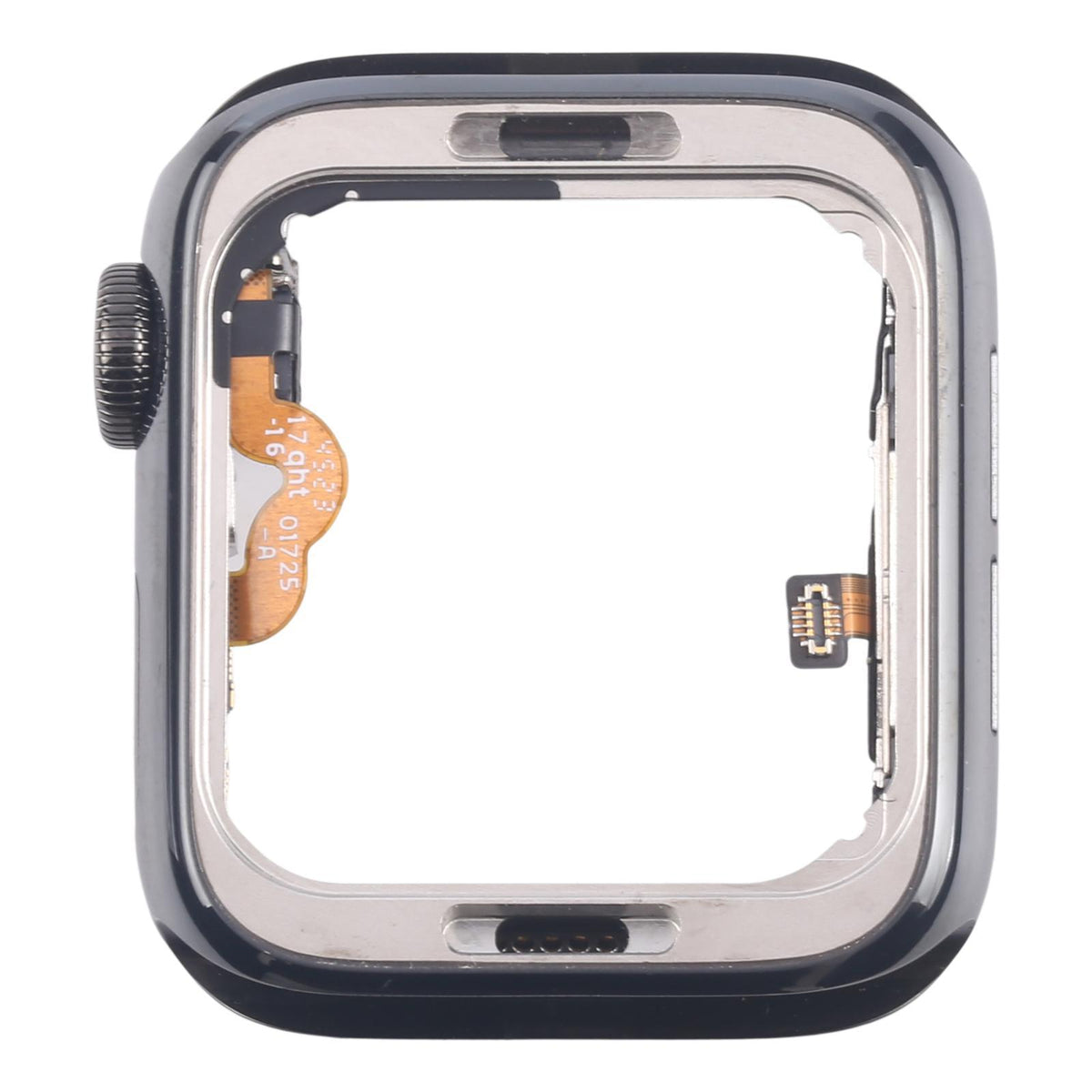 Middenframe met kroon-flexkabel voor Apple Watch Series 5 40mm LTE (roestvrij staal, graphite)