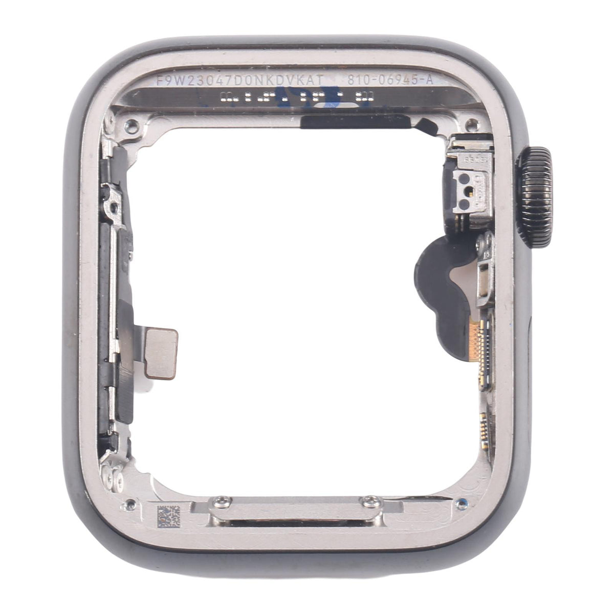 Middenframe met kroon-flexkabel voor Apple Watch Series 5 40mm LTE (roestvrij staal, graphite)