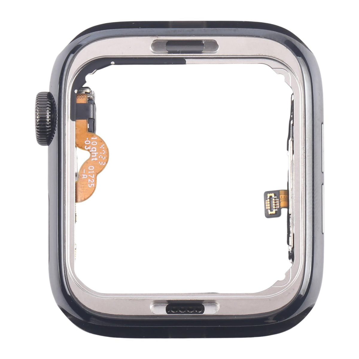 Middenframe met kroon-flexkabel voor Apple Watch Series 4 40mm LTE (roestvrij staal, graphite)
