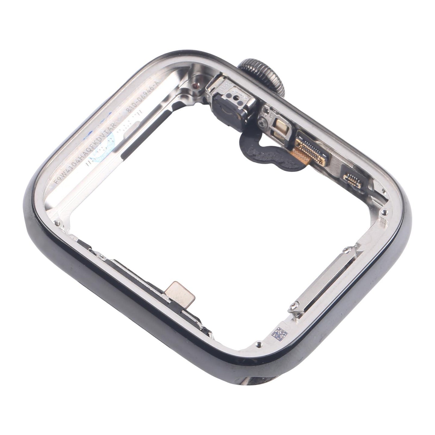 Middenframe met kroon-flexkabel voor Apple Watch Series 4 40mm LTE (roestvrij staal, graphite)