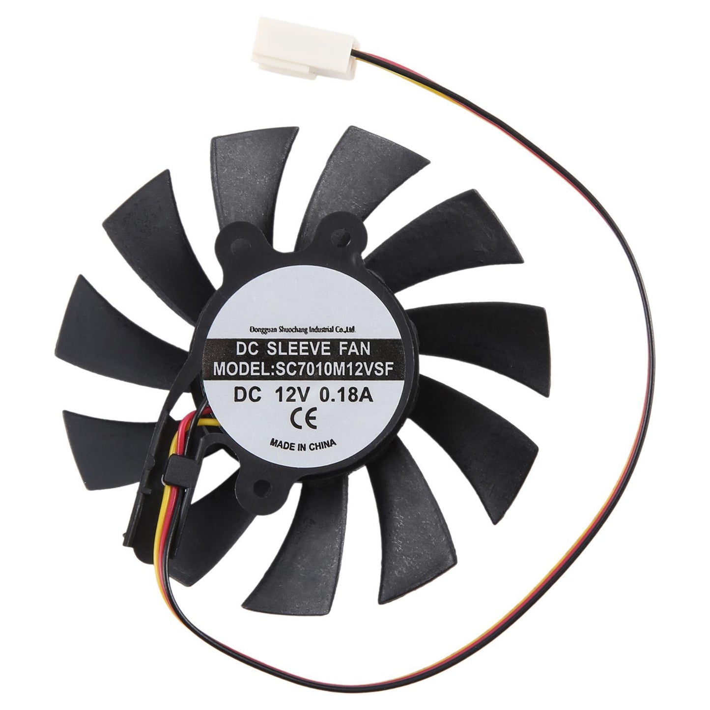 Koelventilator SC7010M12VSF 3-pins voor SEEWO