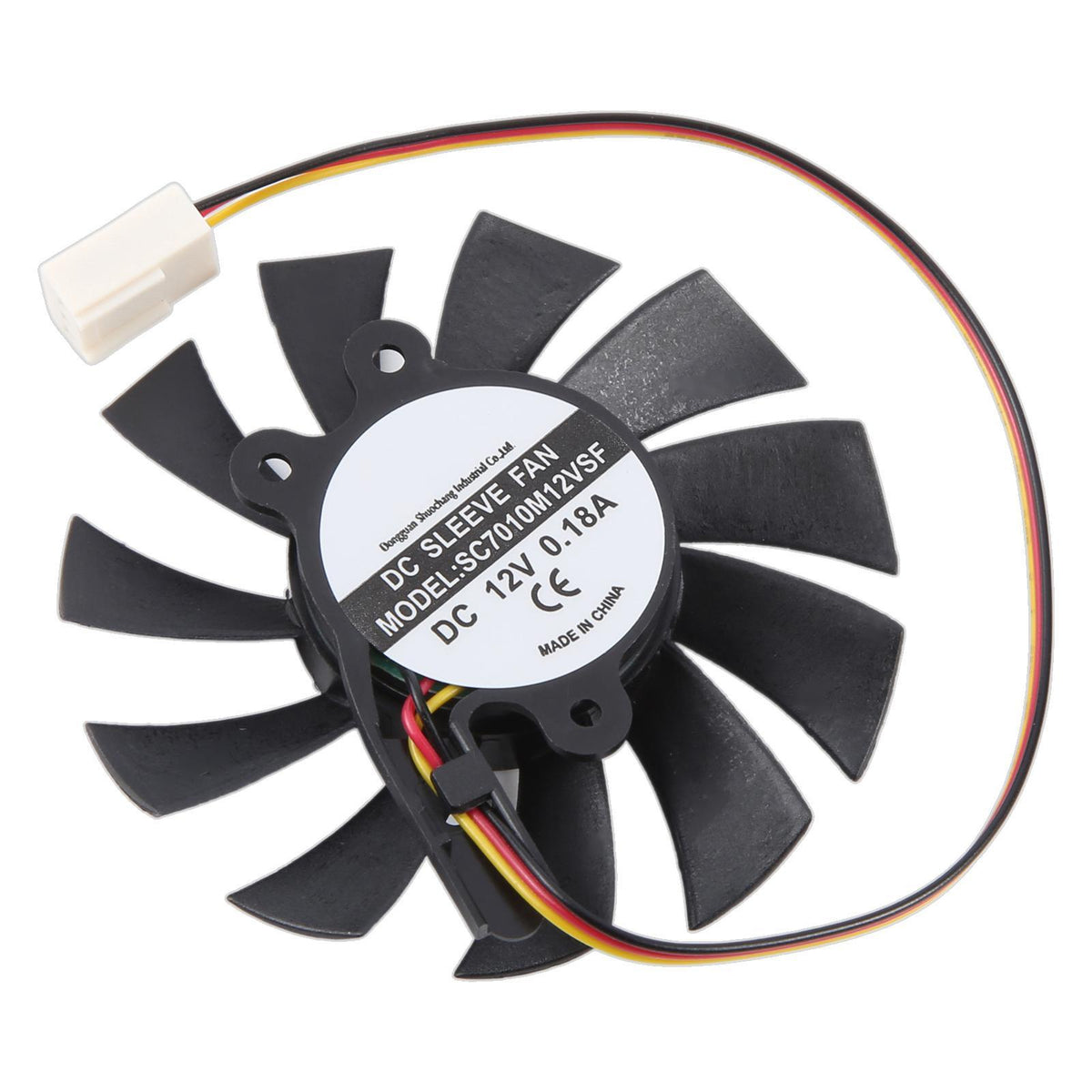 Koelventilator SC7010M12VSF 3-pins voor SEEWO