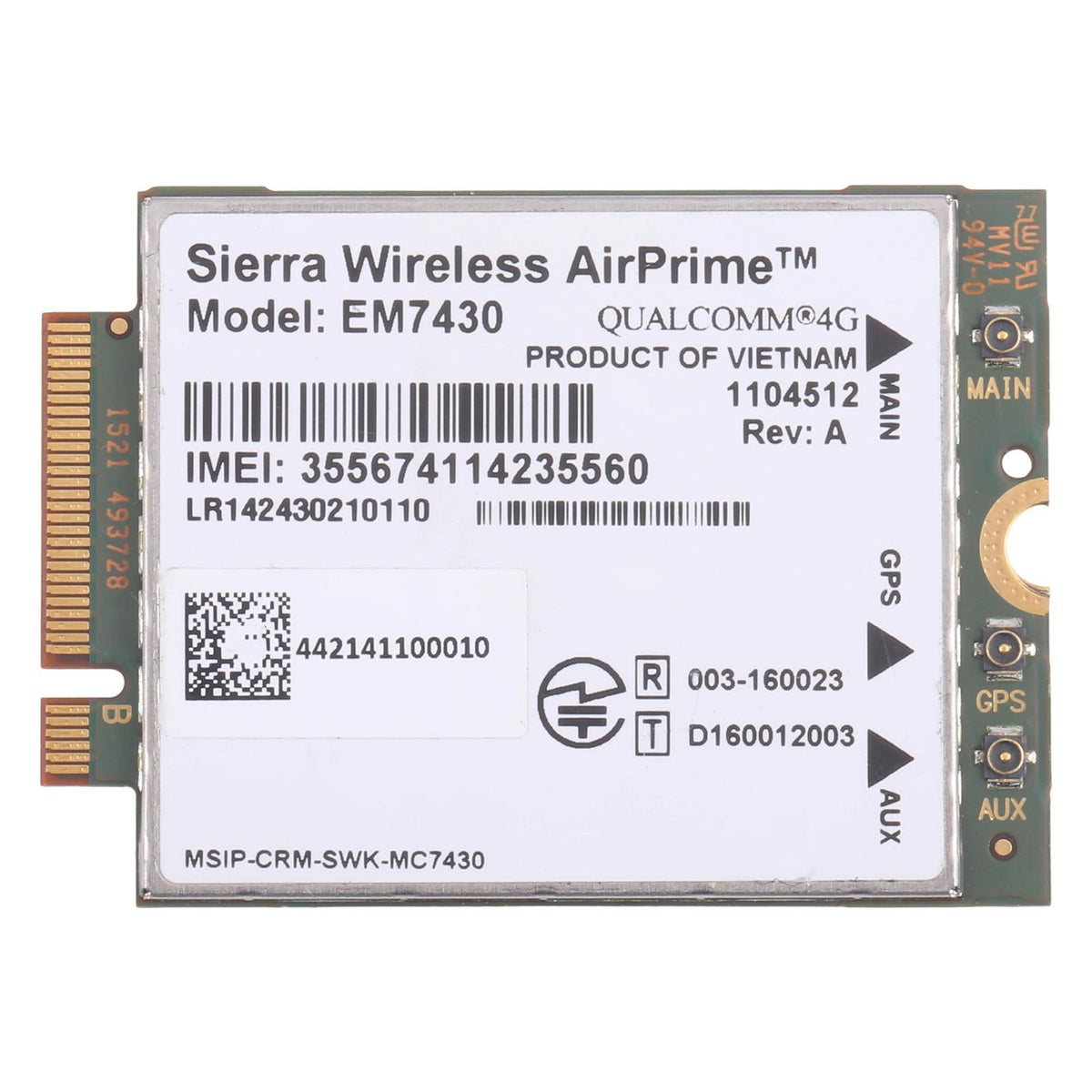 4G LTE-module Sierra Wireless EM7430 (M.2, Cat 6)