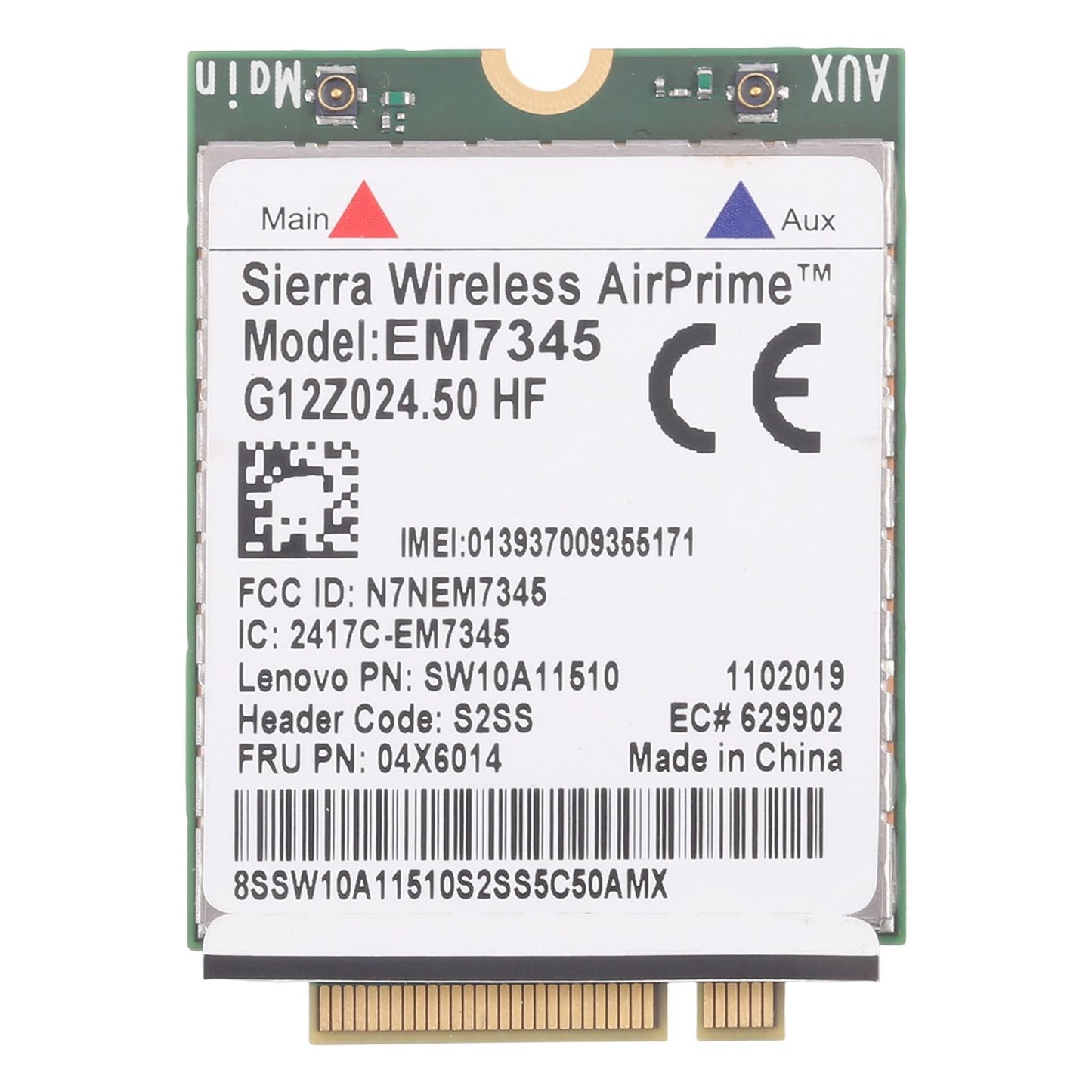 4G LTE-module EM7345 voor Lenovo ThinkPad X240, T440p, X250 en T450