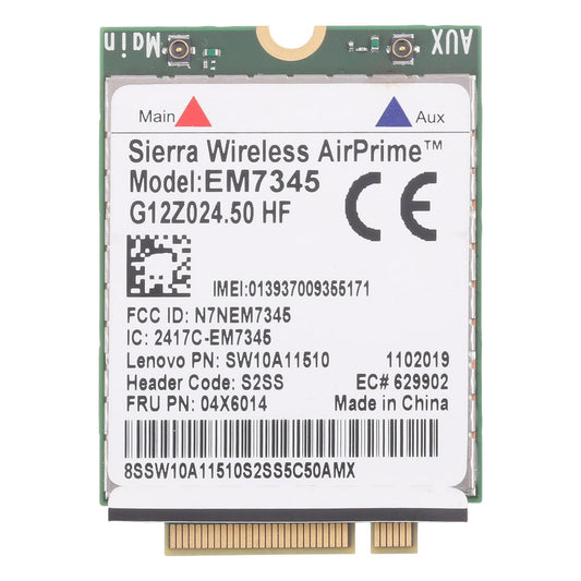 4G LTE-module EM7345 voor Lenovo ThinkPad X240, T440p, X250 en T450