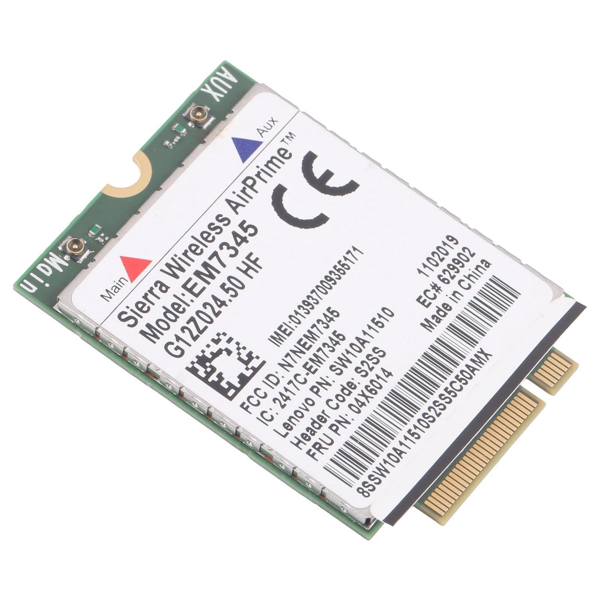 4G LTE-module EM7345 voor Lenovo ThinkPad X240, T440p, X250 en T450