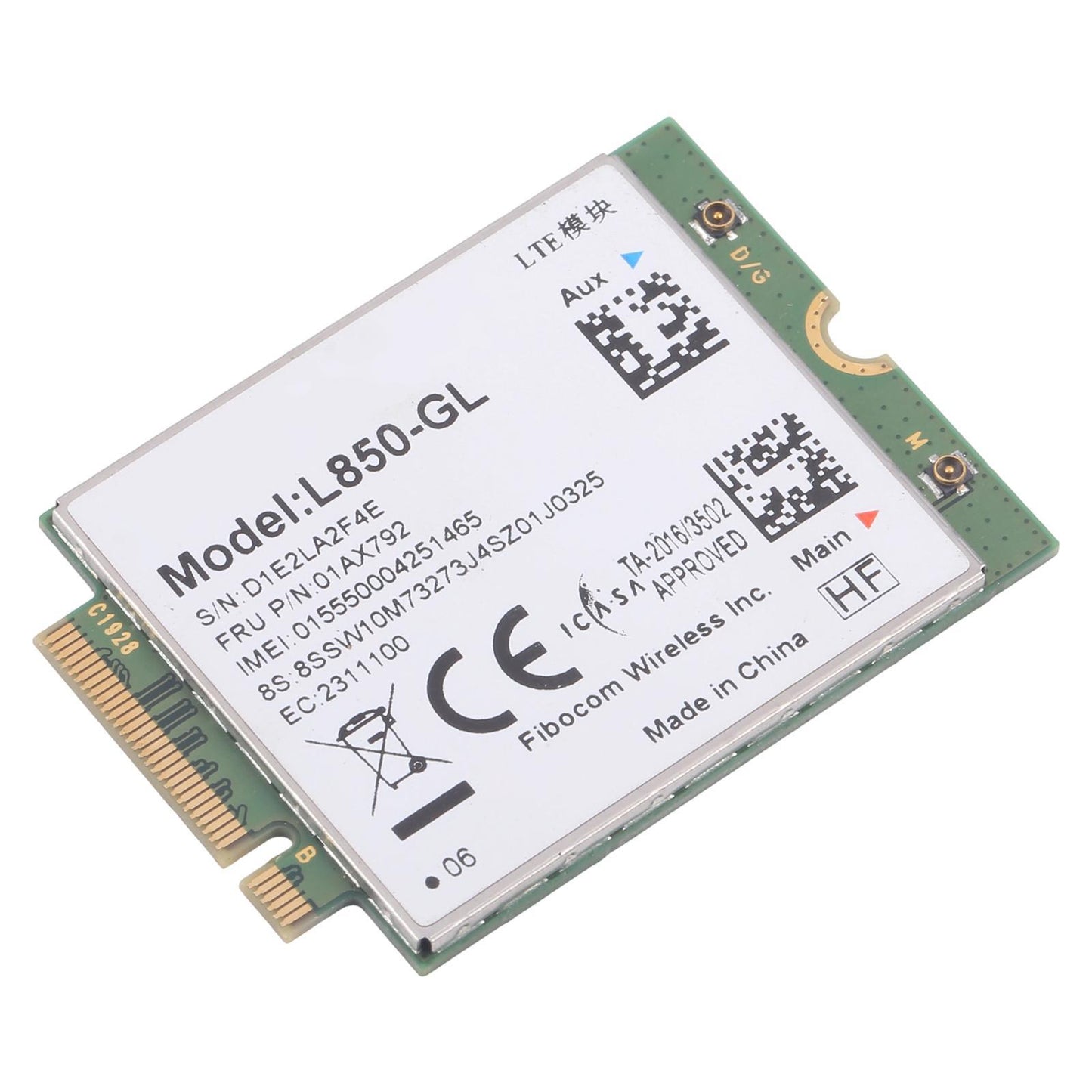 4G LTE-module L850-GL voor Lenovo ThinkPad X390, T480 en T580