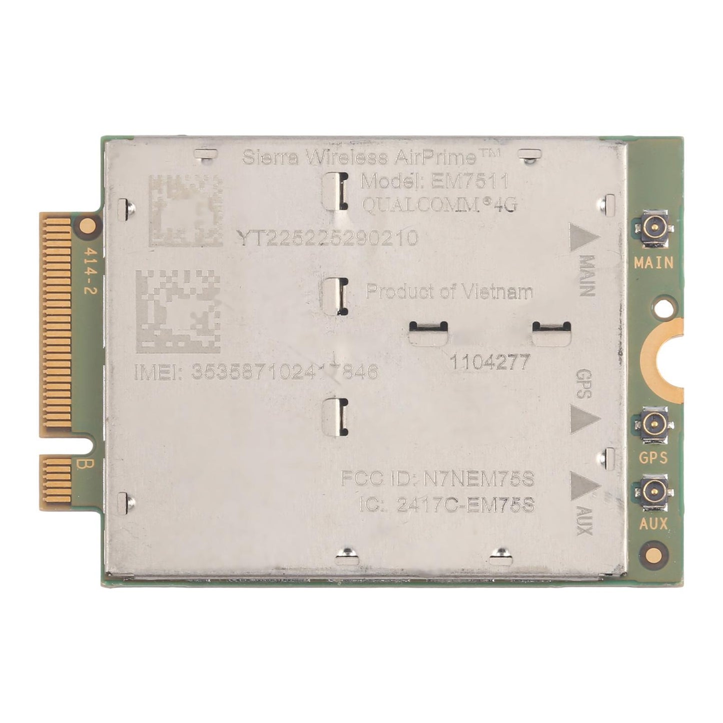 Sierra Wireless AirPrime EM7511 4G LTE-module (Cat-12, M.2)