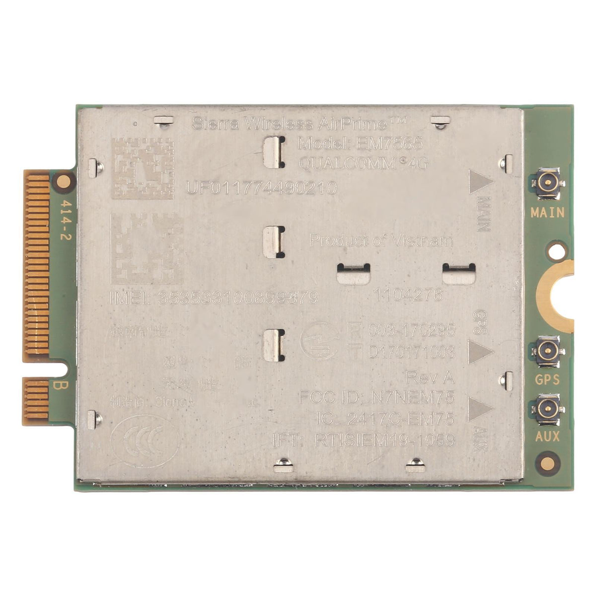 4G LTE-module Sierra AirPrime EM7565 (M.2, Cat 12)