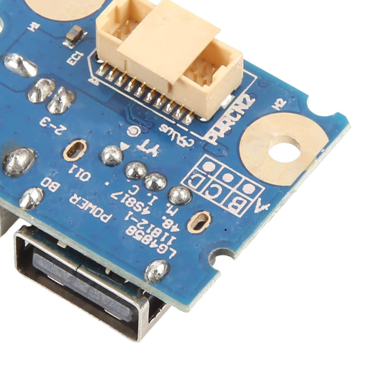 Oplaadconnector-print met USB-poort voor Lenovo G480, G485 en G580