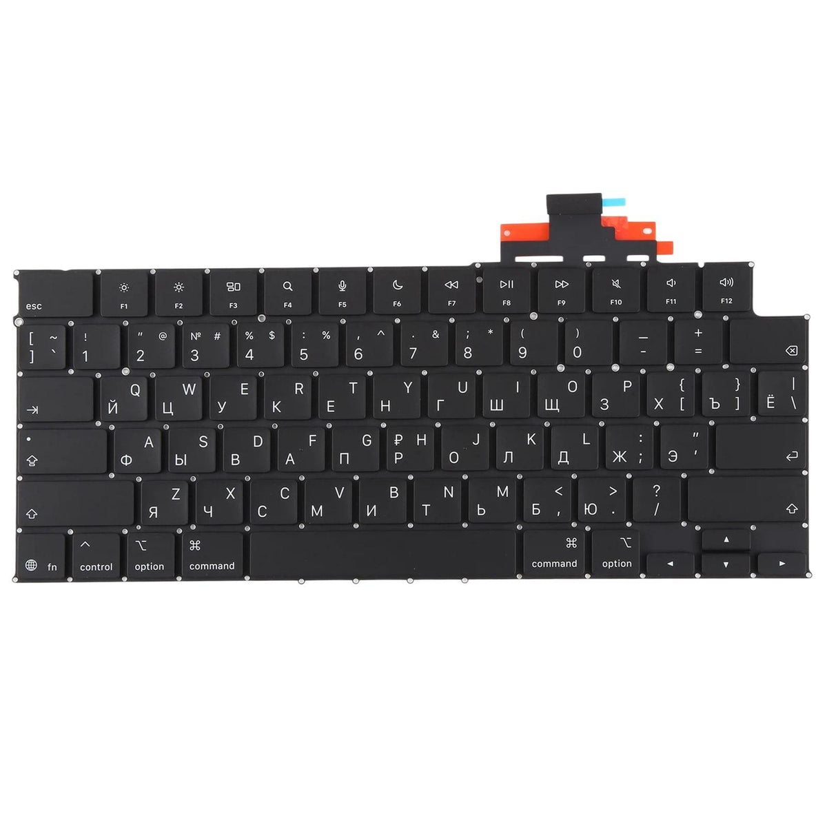 Toetsenkapjes-set US Edition Russisch voor MacBook A3448 A3449
