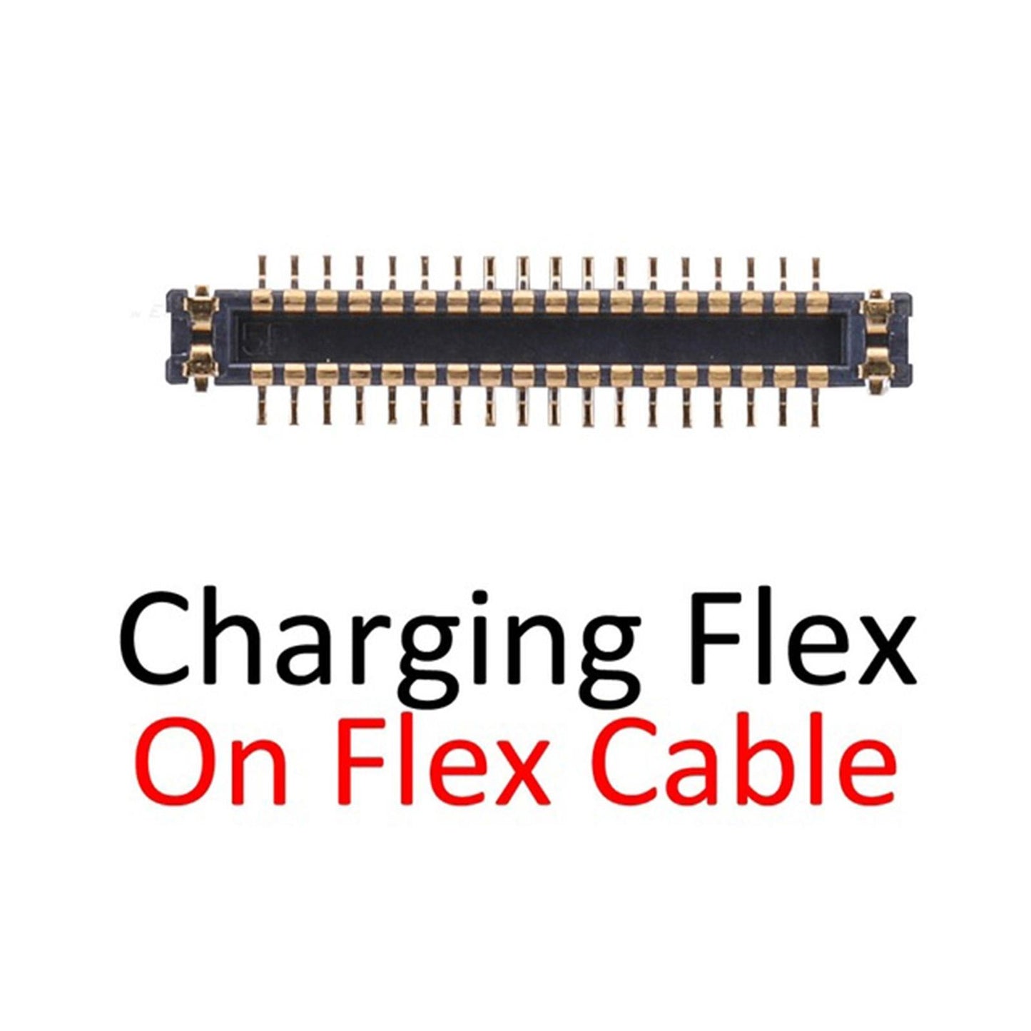 Oplaadpoort-FPC-connector op flexkabel voor iPhone 6s Plus en 6s