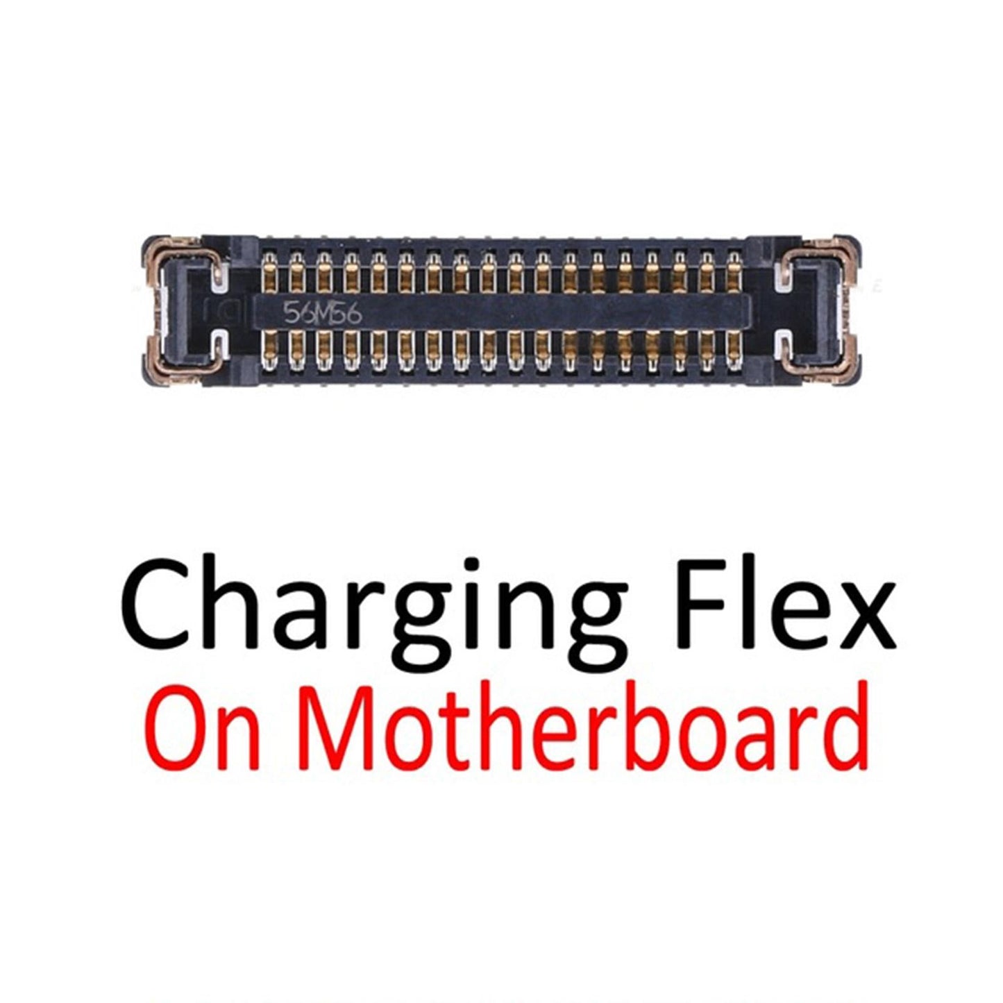 Oplaadpoort-FPC-connector op moederbord voor iPhone 6s Plus en 6s