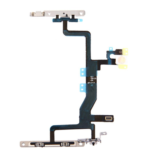 Aan/uit-, volume- en flitser-flexkabel met beugels voor iPhone 6s