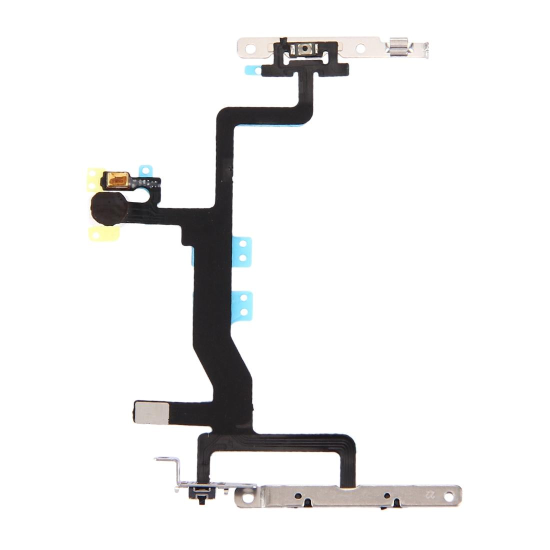 Aan/uit-, volume- en flitser-flexkabel met beugels voor iPhone 6s