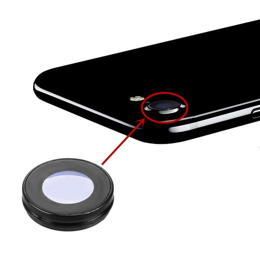 Achtercamera-lensglas voor iPhone 7 (zwart)