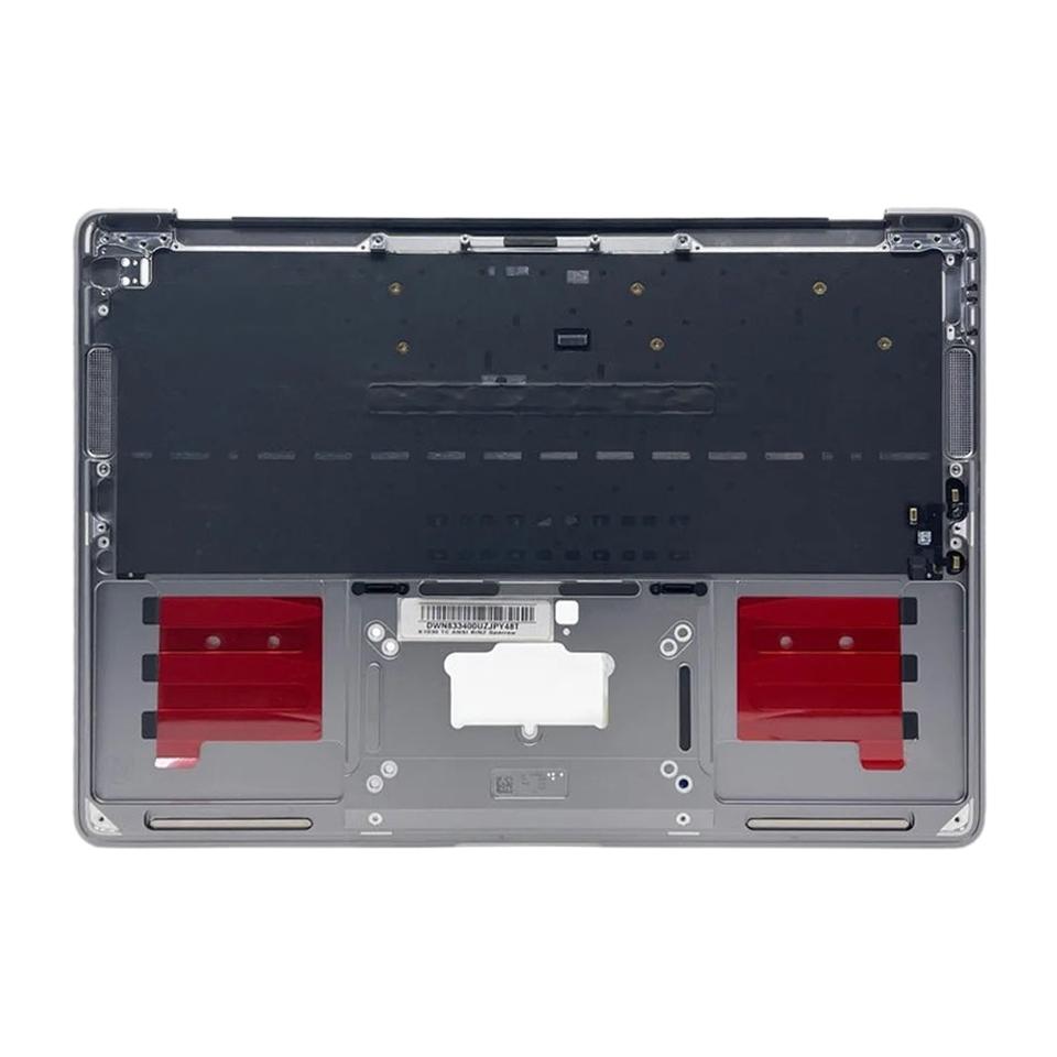 Topcase met toetsenbord (US-indeling) voor MacBook Air 13 inch M1 A2337 (2020, EMC 3598) (Spacegrijs)