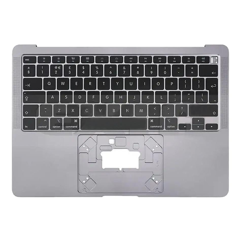 Topcase met toetsenbord (UK-indeling) voor MacBook Air 13 inch A2179 (2020) (Spacegrijs)