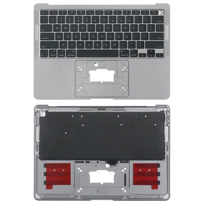 Topcase met toetsenbord (US-indeling) voor MacBook Air 13 inch A2179 (2020) (Spacegrijs)