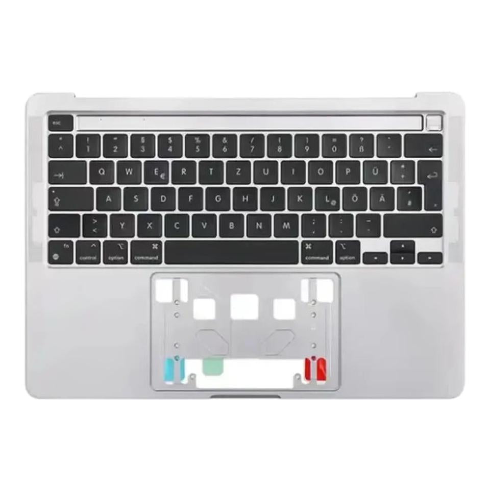 Topcase met toetsenbord (UK-indeling) voor MacBook Pro 13 inch A2338 (zilver)