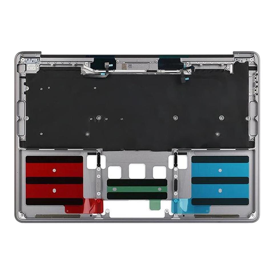 Topcase met toetsenbord (UK-indeling) voor MacBook Pro 13 inch A2338 (zilver)