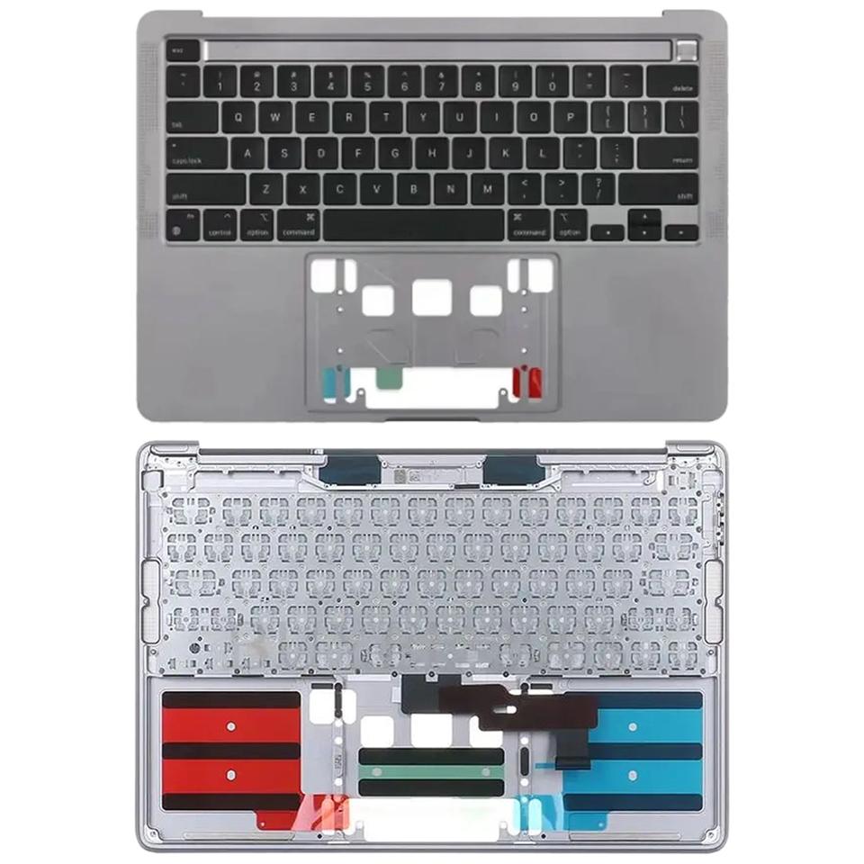 Topcase met toetsenbord (US-indeling) voor MacBook Pro 13 inch A2289 (2020) (Spacegrijs)