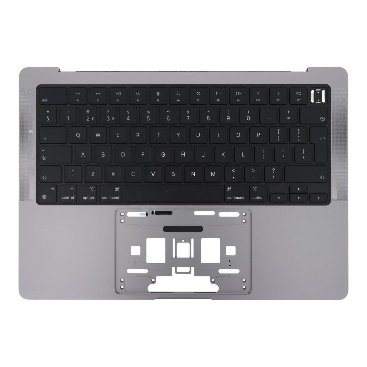 Topcase met toetsenbord UK Edition voor MacBook Pro 14 inch A2442 A2779 (spacegrijs)