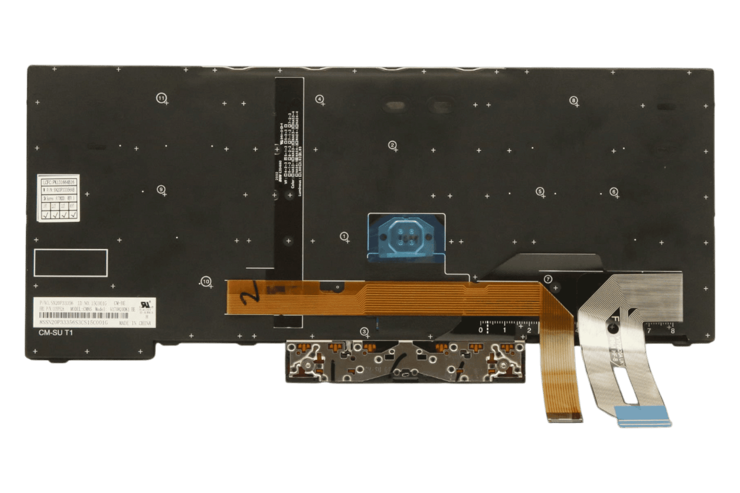 Lenovo Laptop Toetsenbord Azerty BE + Backlight
