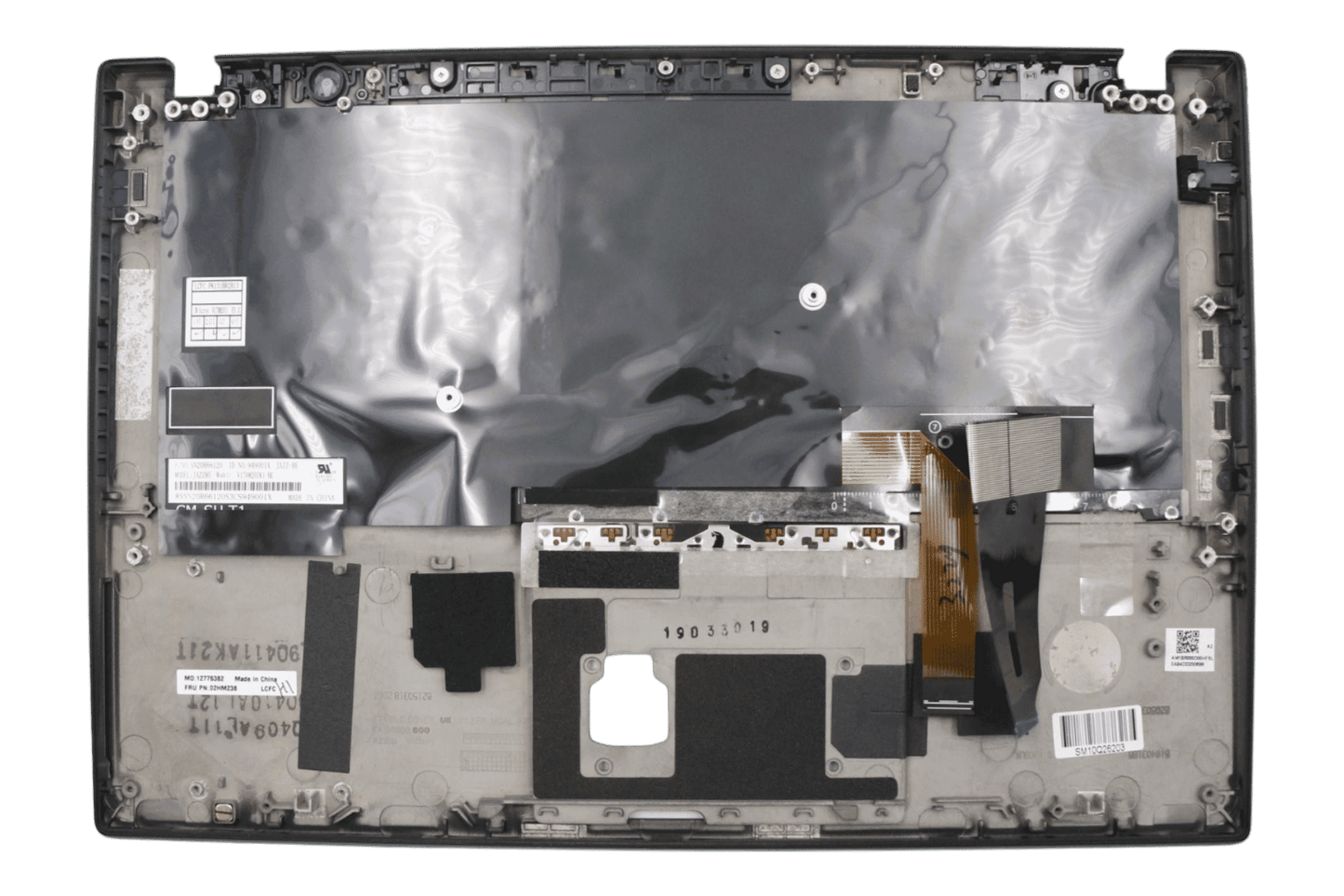 Lenovo Laptop Toetsenbord Azerty BE + Top Cover, Backlit