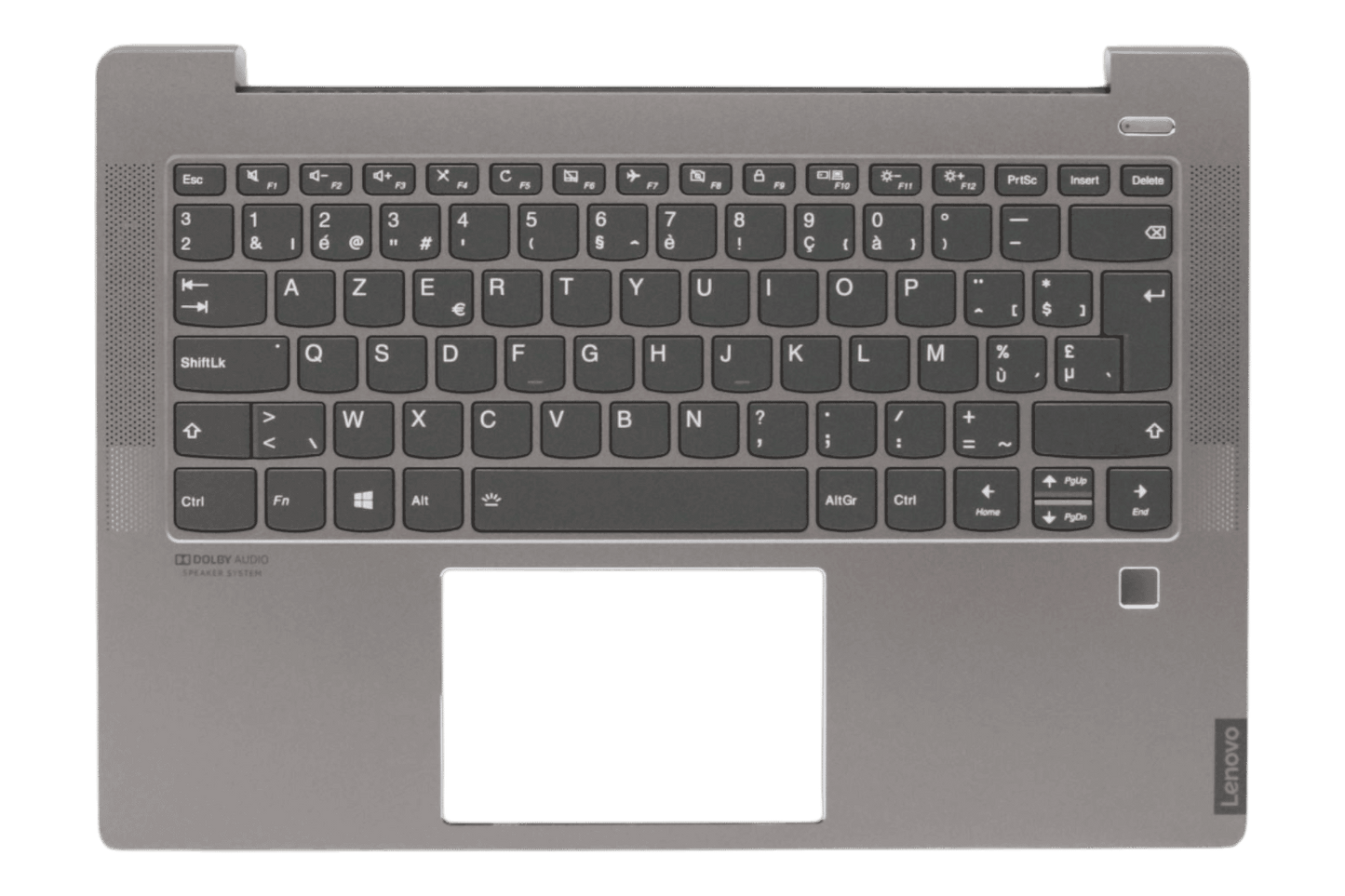 Lenovo Ordinateur portable Clavier Azerty BE + Couvercle supérieur, Rétroéclairé, FP