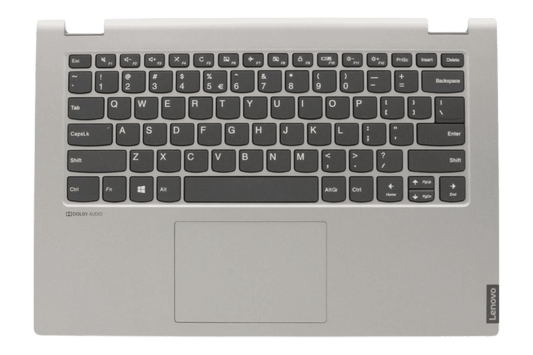 Lenovo Laptop Toetsenbord Qwerty US +Top Cover - Grijs