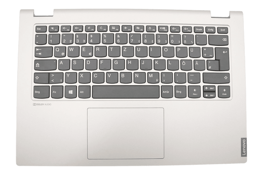 Lenovo Laptop Toetsenbord Qwertz DE +Top Cover - Grijs