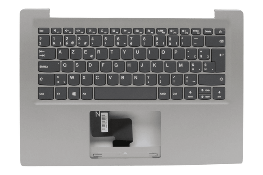 Lenovo Laptop Toetsenbord Azerty BE + Top Cover - Grijs