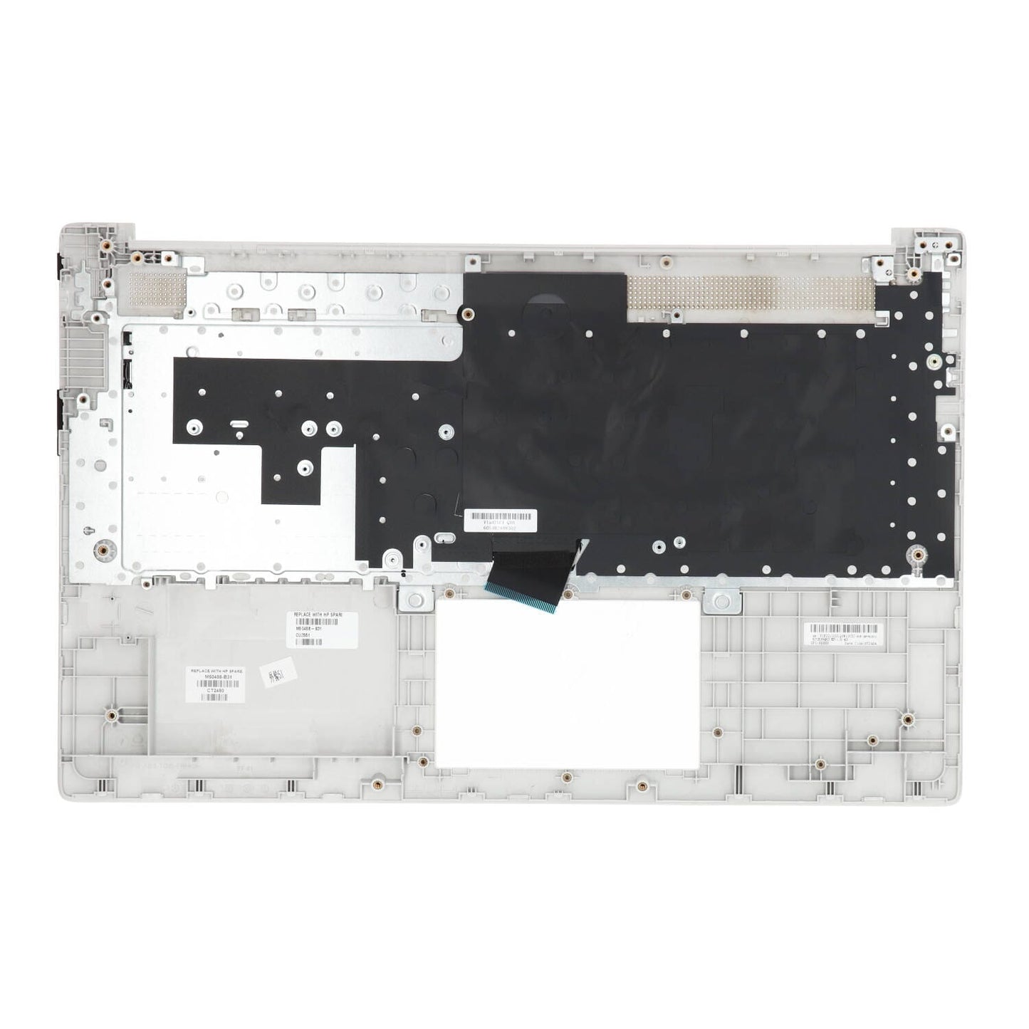 HP Laptop Clavier Qwerty US + Capot supérieur - Argent