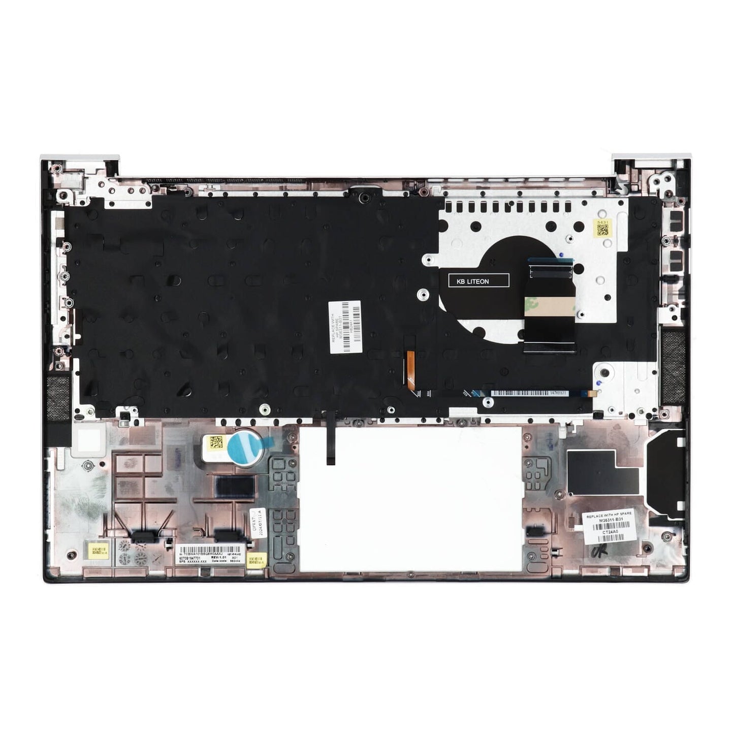 Clavier d'ordinateur portable HP Qwerty US + capot supérieur