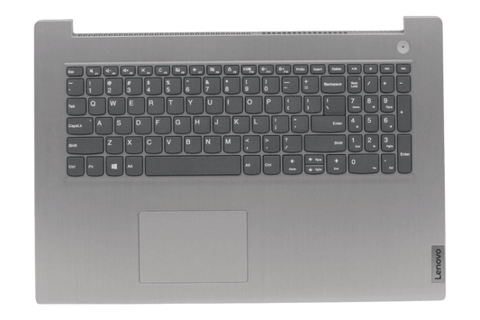 Lenovo Laptop Tastatur Qwerty US + Top Cover - Silber