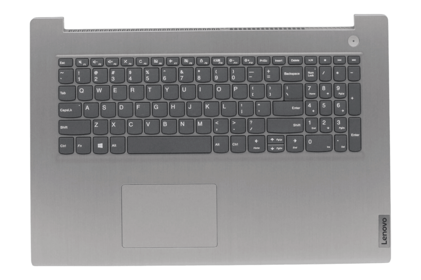 Lenovo Laptop Toetsenbord Qwerty US + Top Cover - Zilver