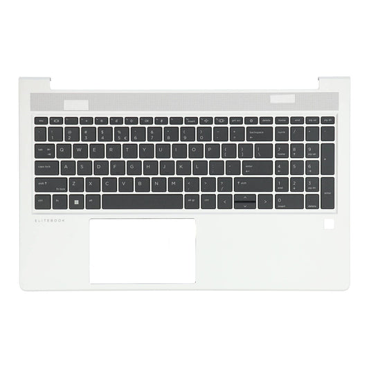 HP Laptop Clavier Qwerty US + Capot supérieur - Argent