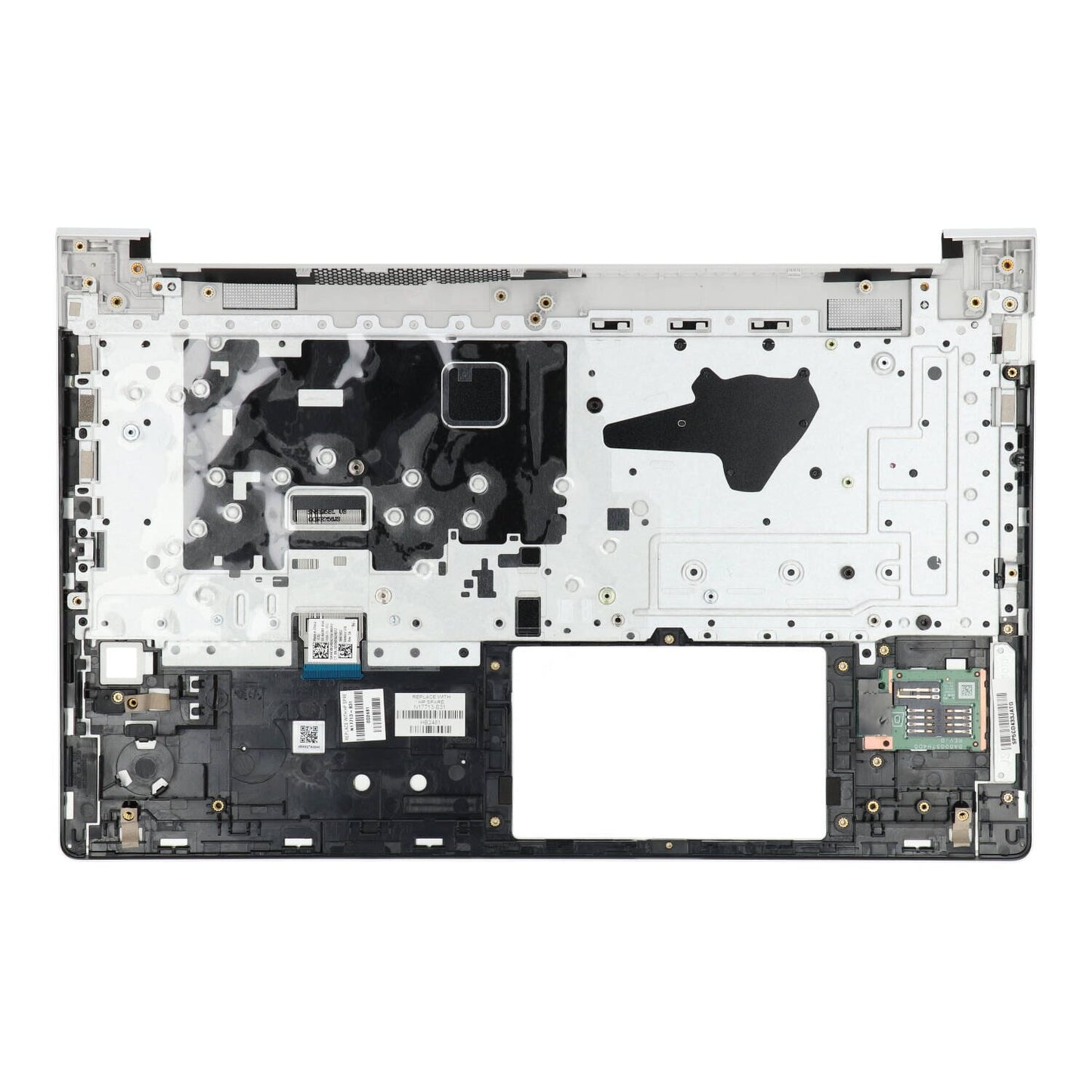 HP Laptop Clavier Qwerty US + Capot supérieur - Argent