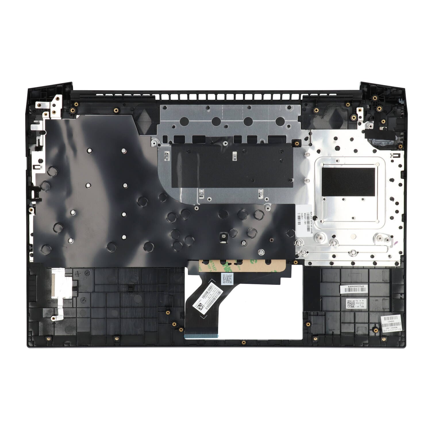 HP Laptop Toetsenbord Qwerty US + Top Cover - Zwart/Wit