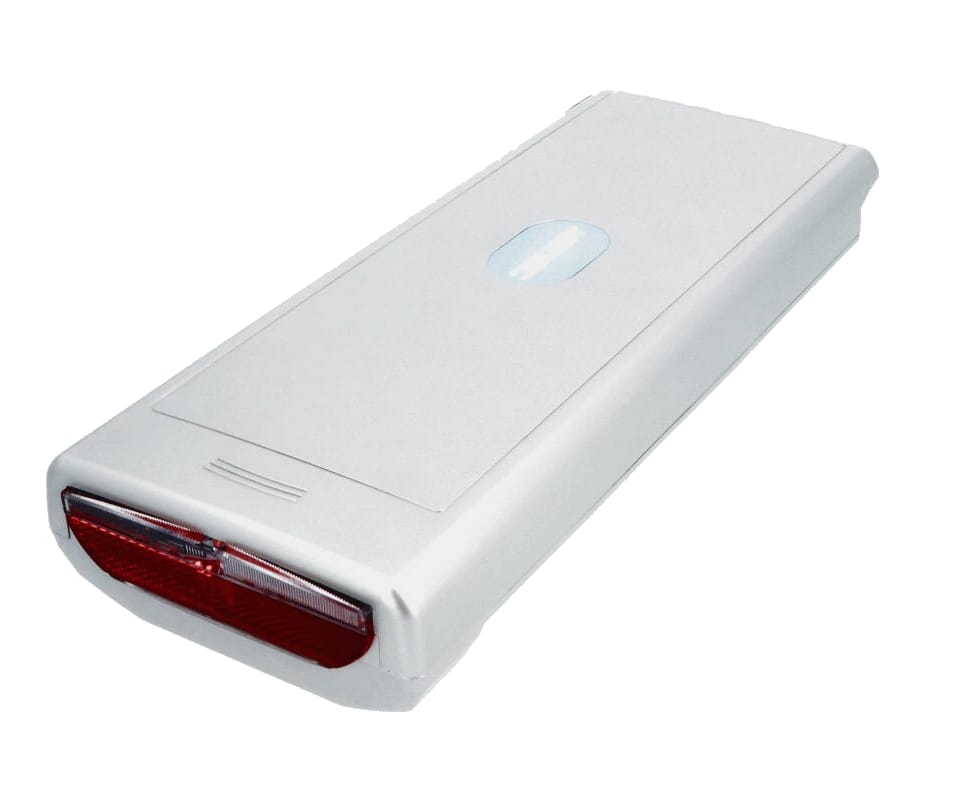 Yanec E-Motion E-300/E-400/E-500 Fietsaccu 13Ah Zilver