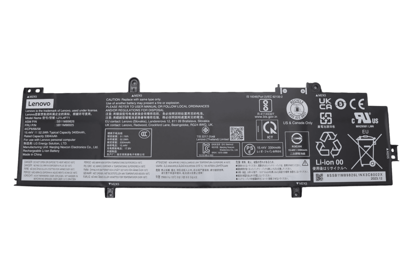 Lenovo Laptop Accu 3400mAh