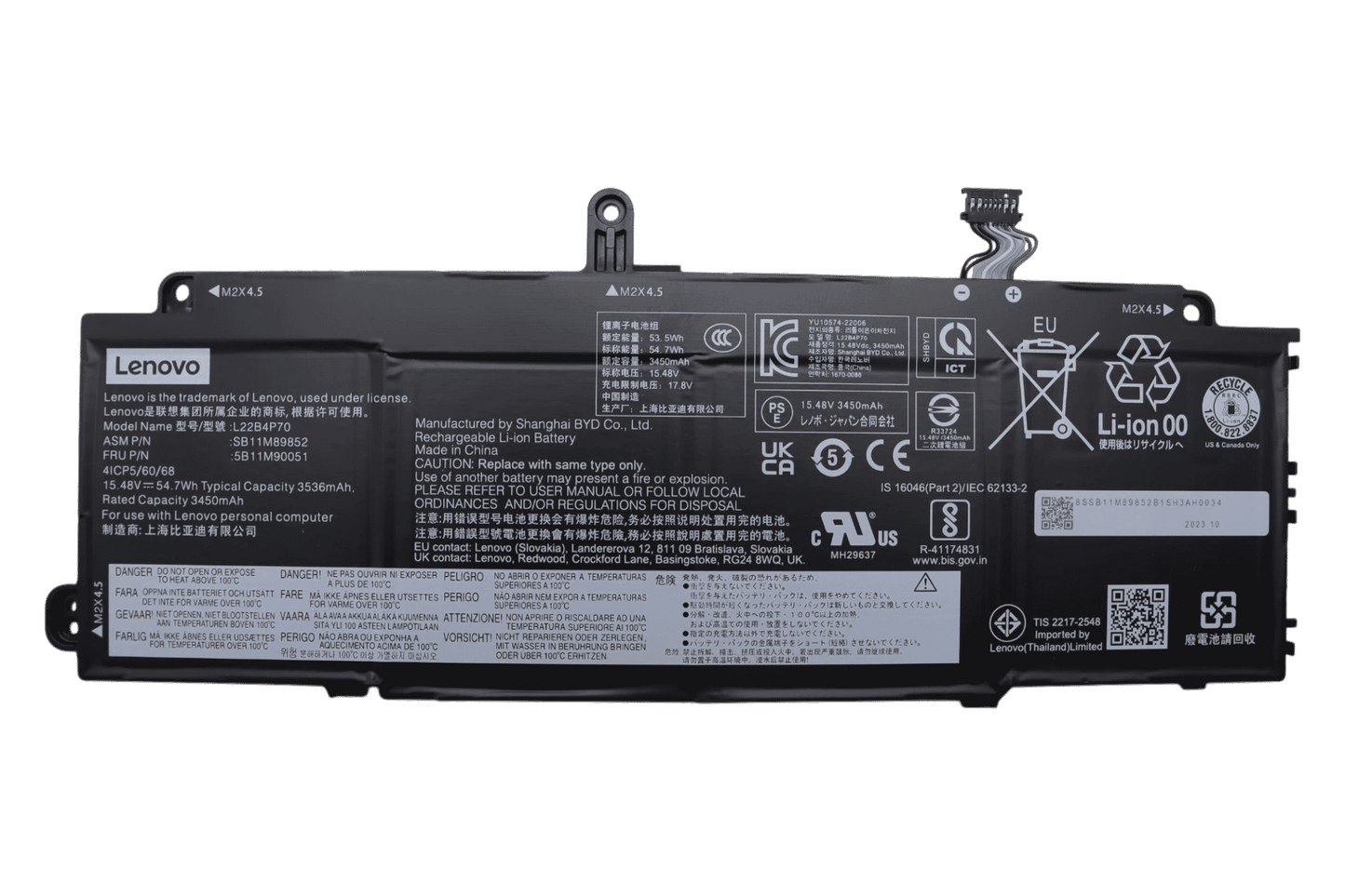 Lenovo Laptop Accu 3536mAh