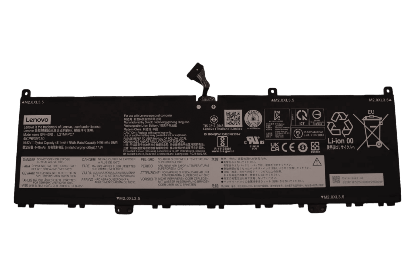 Lenovo Laptop Accu 4446mAh
